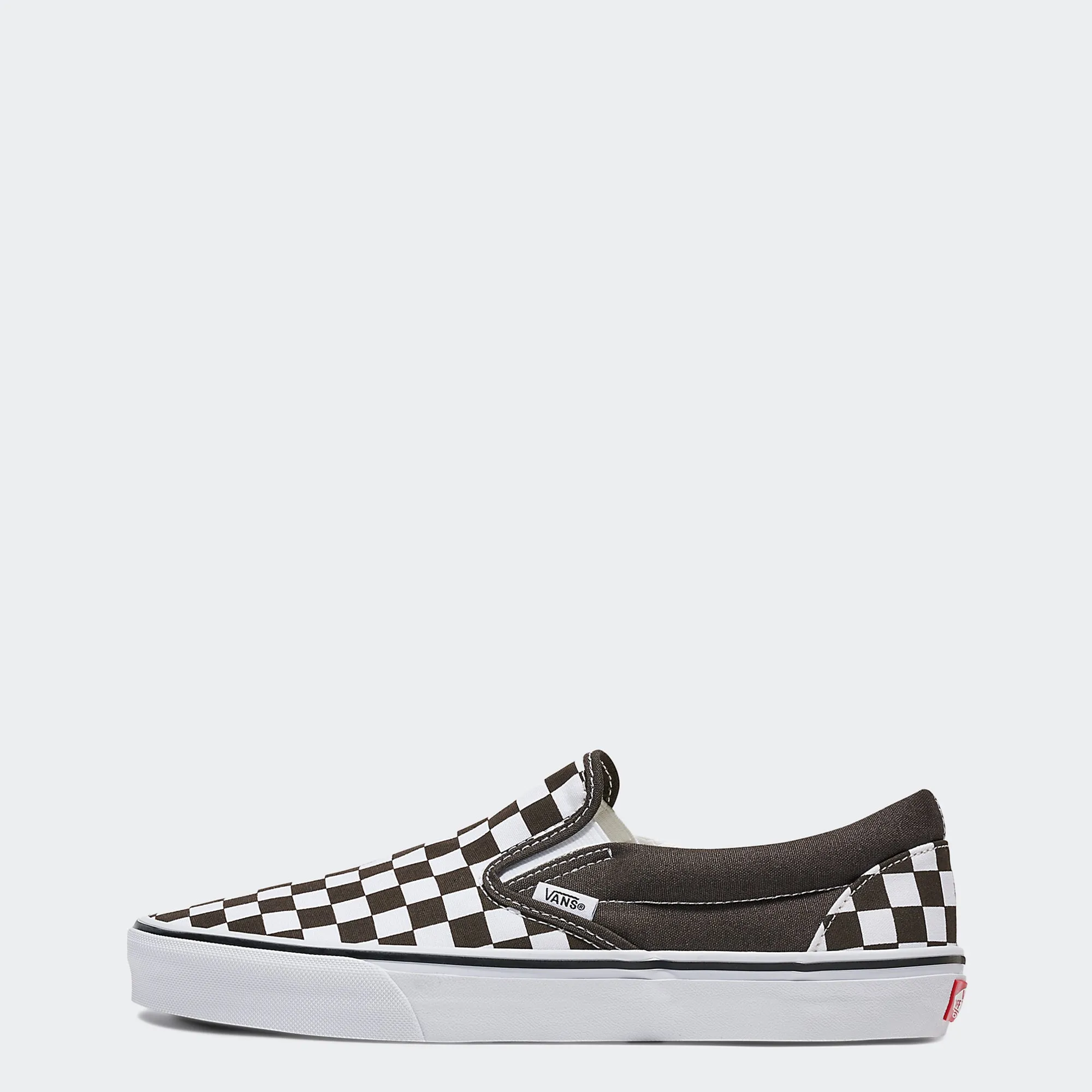 Unisex Vans Classic Slip-On Checkerboard Shoes Turkish Coffee Brown