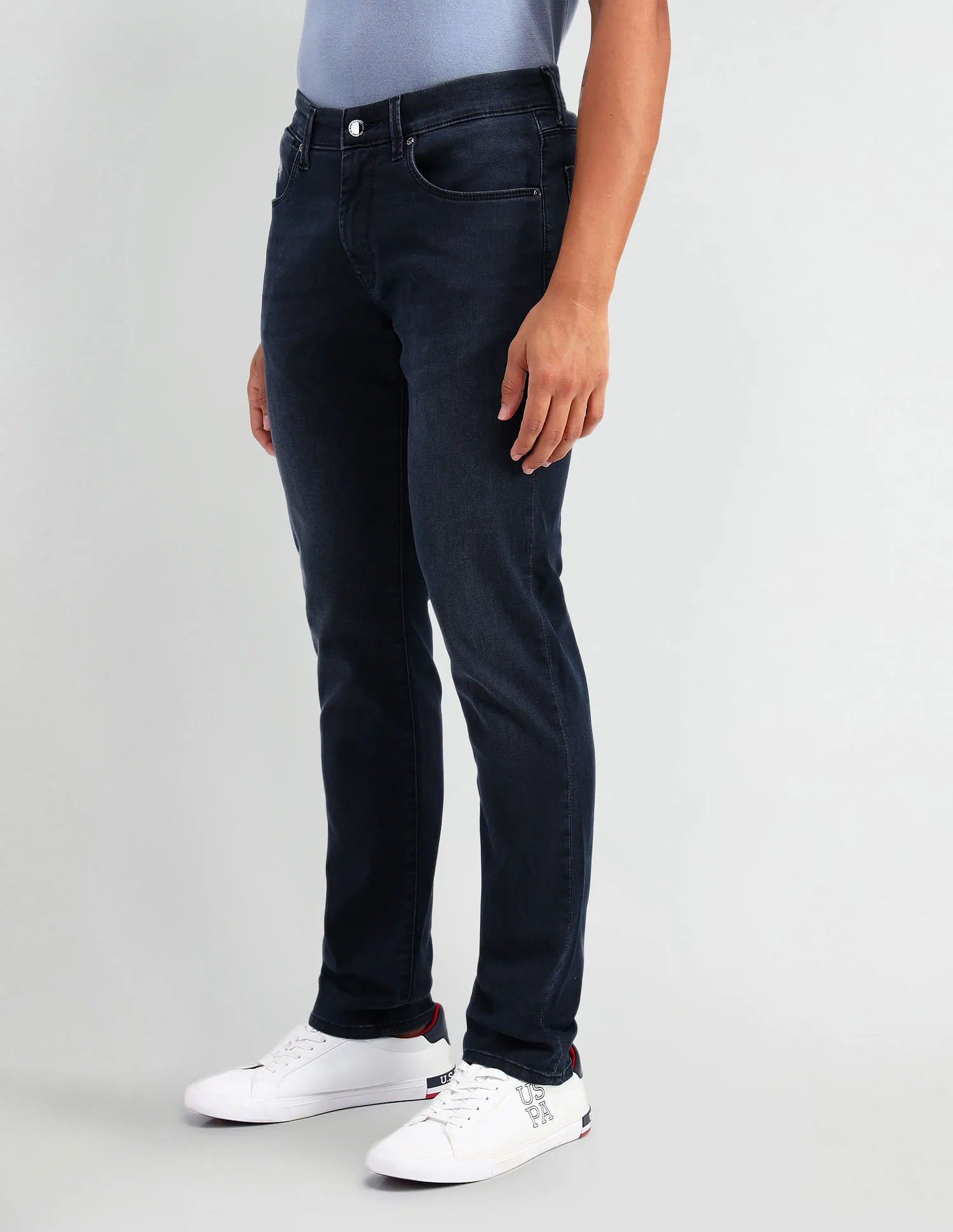 U.S. Polo Assn. Denim Co. Brandon Slim Tapered Fit Blue Jeans