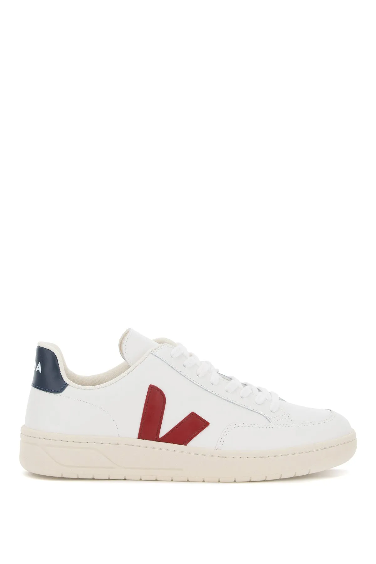 v-12 leather sneakers XD0201955B EXTRA WHITE MARSALA NAUTICO