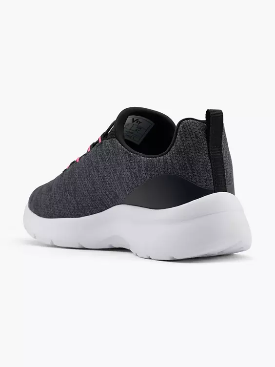 Victory  Cyclone Black/Charcoal Slip On Trainers