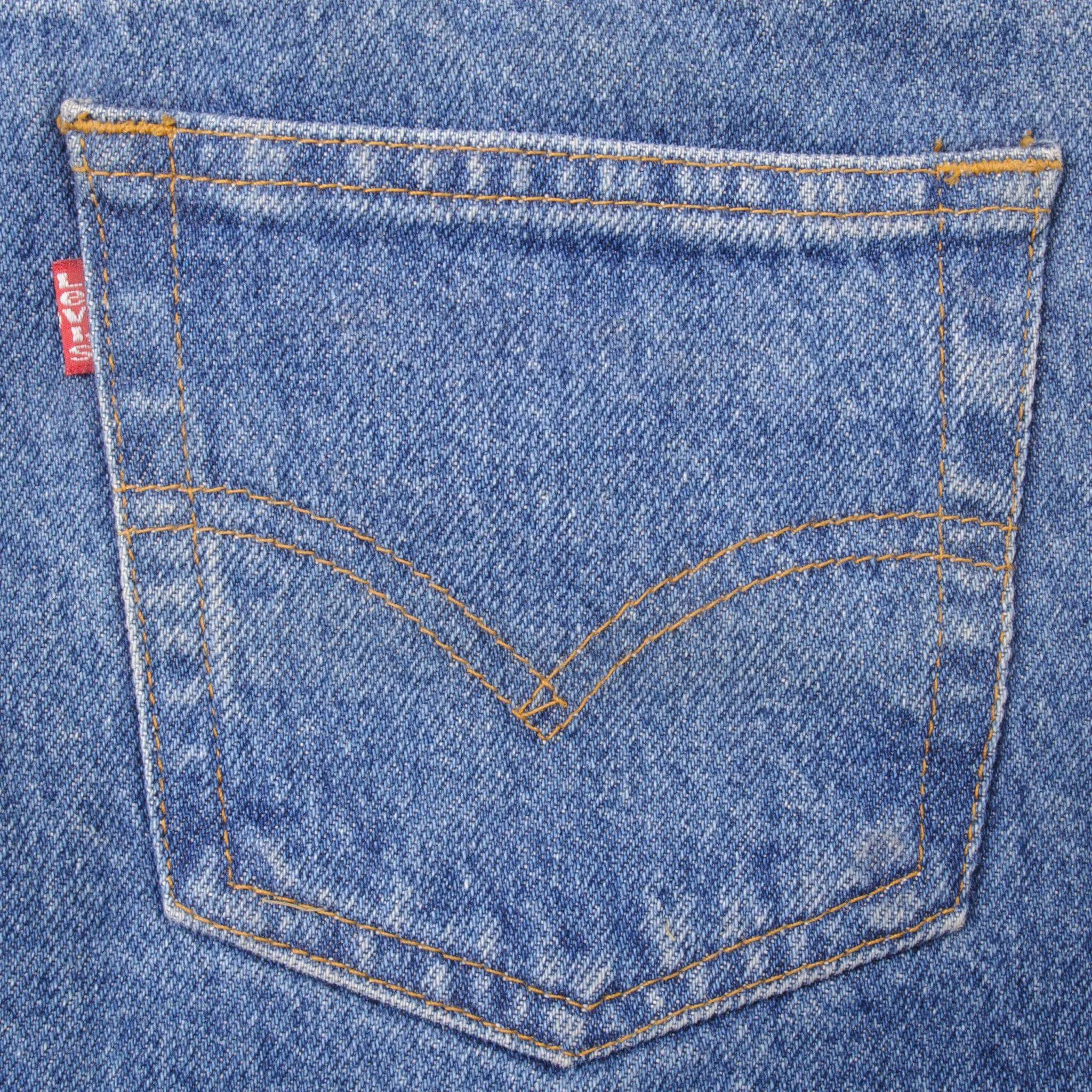 VINTAGE LEVIS 501 JEANS 1990's SIZE 30X32 W30 L32 PRESHRUNK MADE IN USA DEADSTOCK