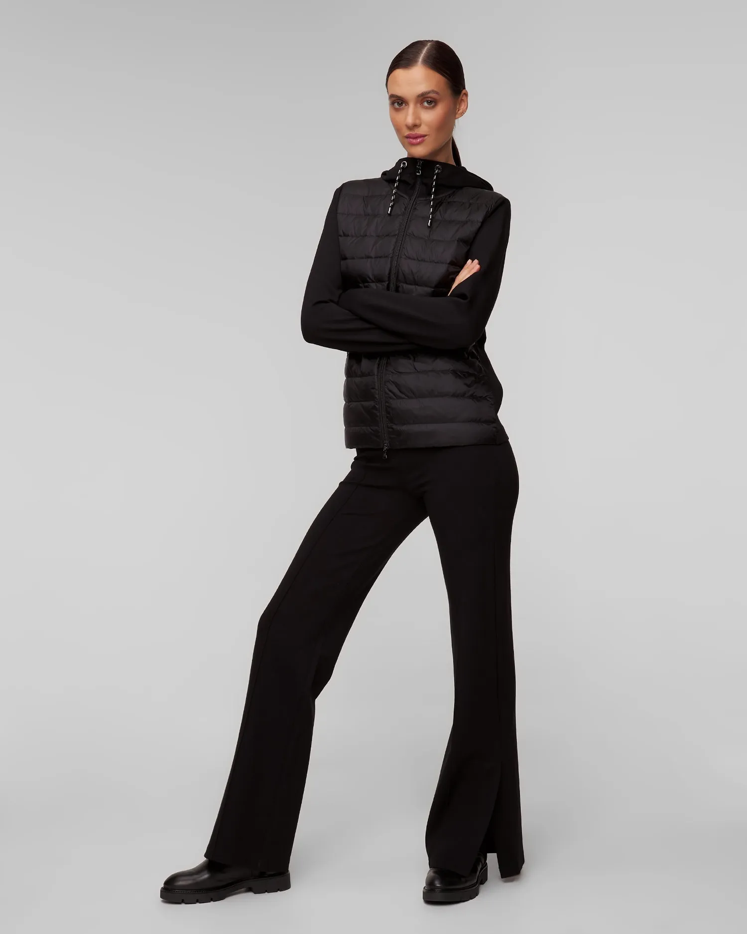 Women's black viscose trousers BOGNER Jaime 16727812-26