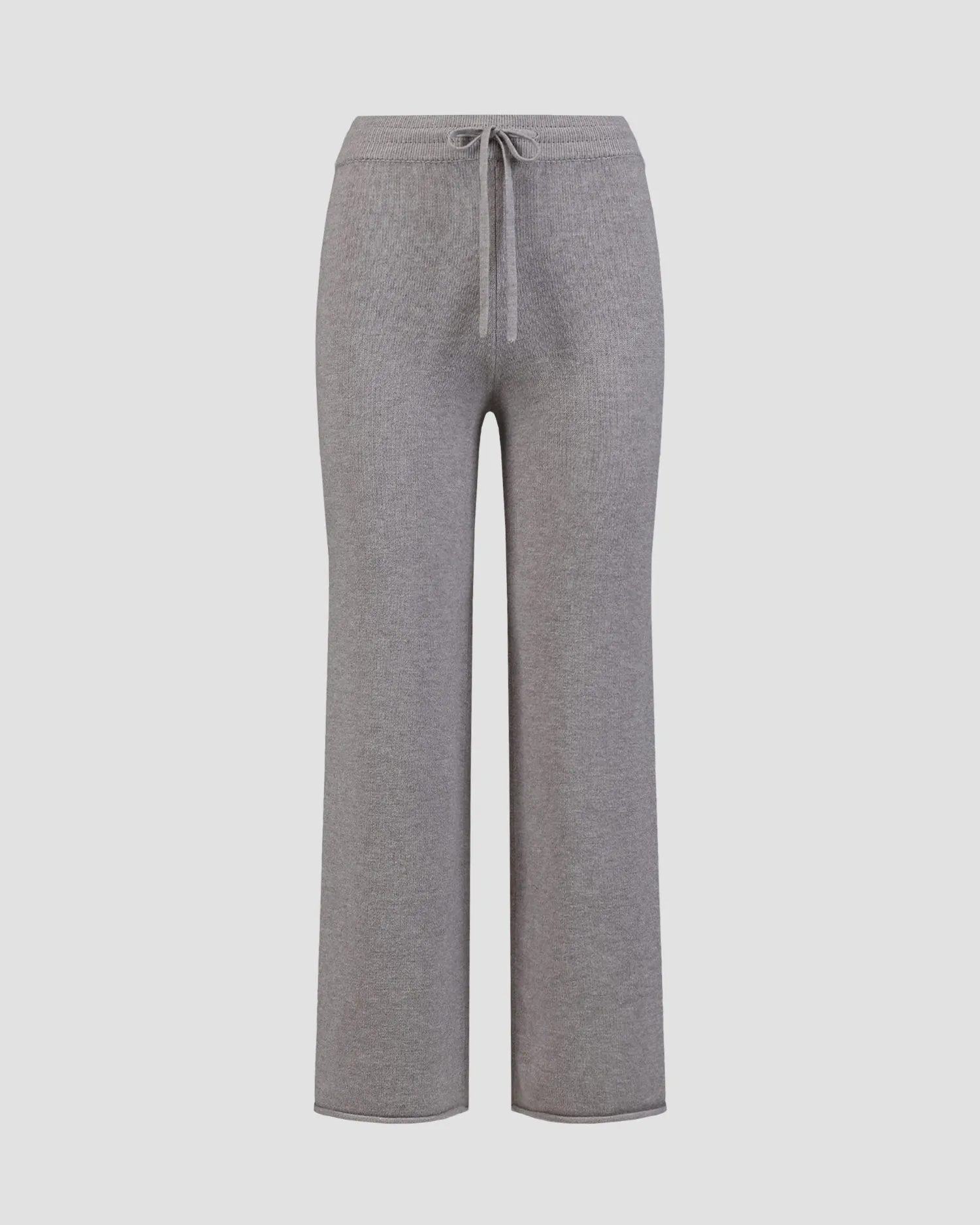 Women's grey viscose knitted trousers Deha A00715-43800