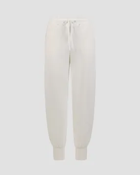 Women's white modal trousers Deha D12008-18001