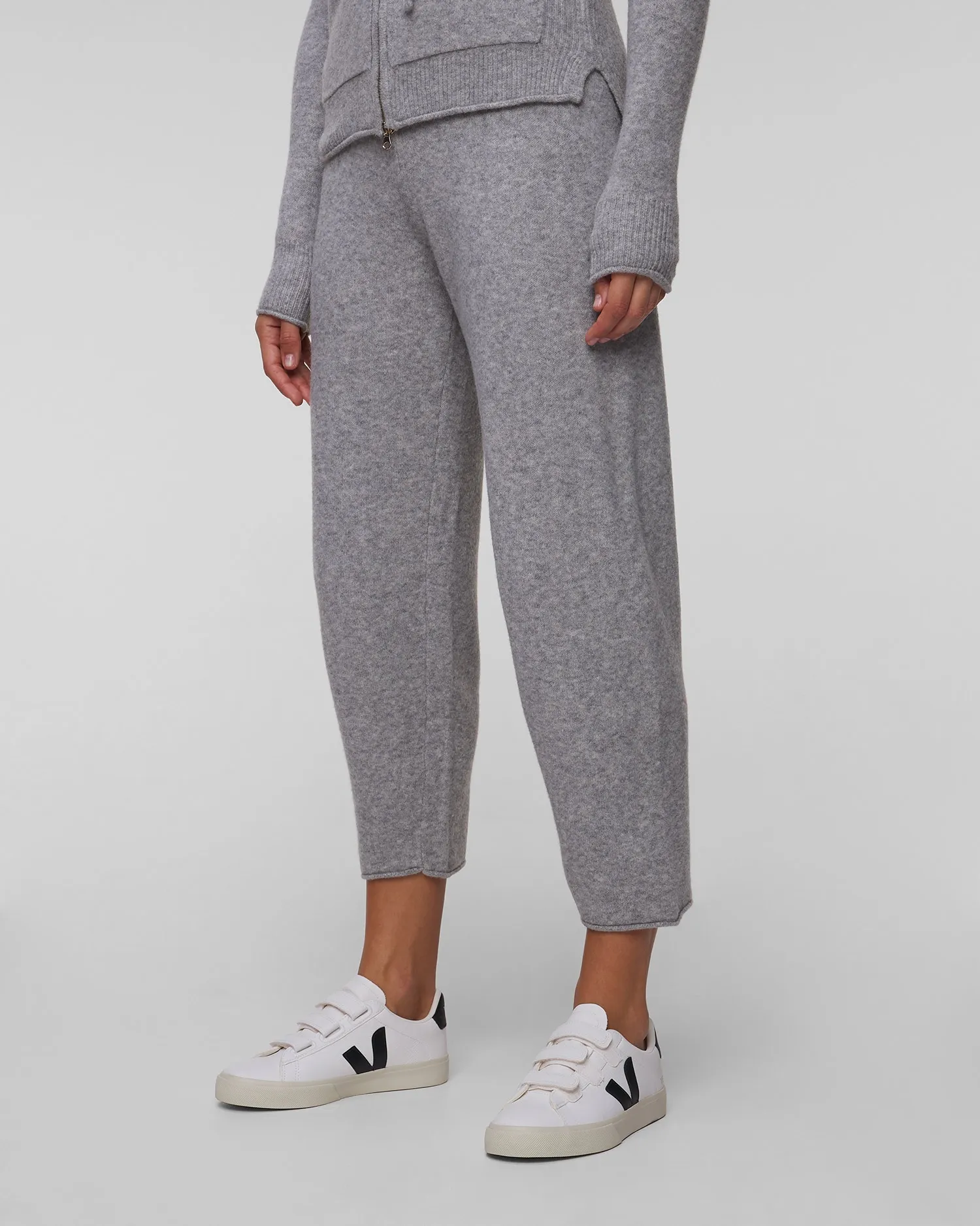 Women’s grey knitted trousers Deha D12205-43800