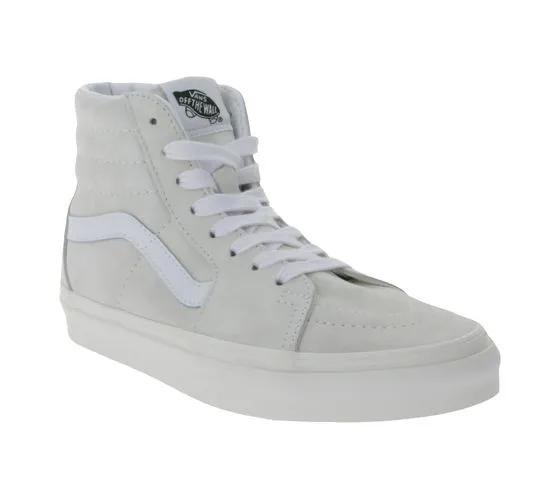 Zapatillas VANS Sk8-Hi, elegantes zapatos altos, zapatillas de deporte de cuero genuino para hombres y mujeres VN0007NSJVY1 beig