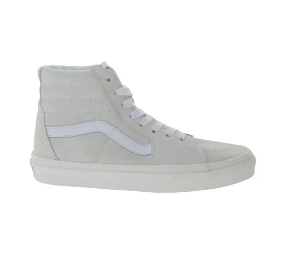 Zapatillas VANS Sk8-Hi, elegantes zapatos altos, zapatillas de deporte de cuero genuino para hombres y mujeres VN0007NSJVY1 beig