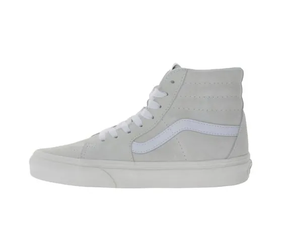 Zapatillas VANS Sk8-Hi, elegantes zapatos altos, zapatillas de deporte de cuero genuino para hombres y mujeres VN0007NSJVY1 beig