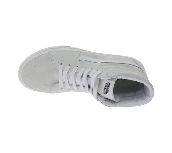 Zapatillas VANS Sk8-Hi, elegantes zapatos altos, zapatillas de deporte de cuero genuino para hombres y mujeres VN0007NSJVY1 beig