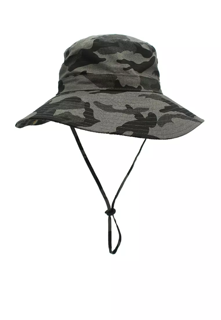 ZITIQUE Wide -edge camouflage fisherman hat